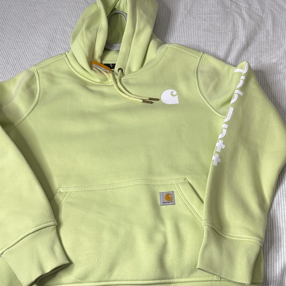 Carhartt Light Green Pullover Hoodie